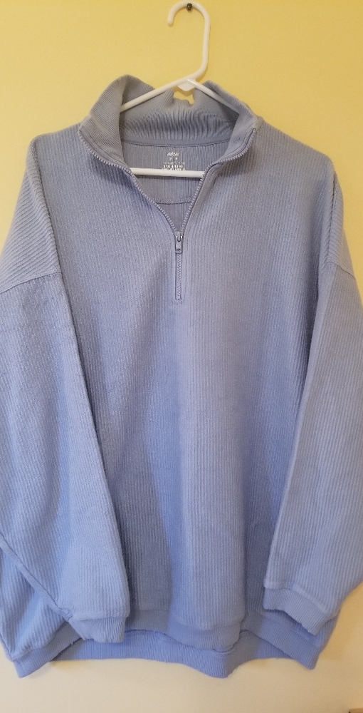 Corded oversized sweatshirt